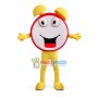 Loud Yellow Alarm Clock Mascot Costume