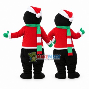 Gentle The Christmas Penguin Mascot Costume Gentle The Christmas Penguin Mascot Costume