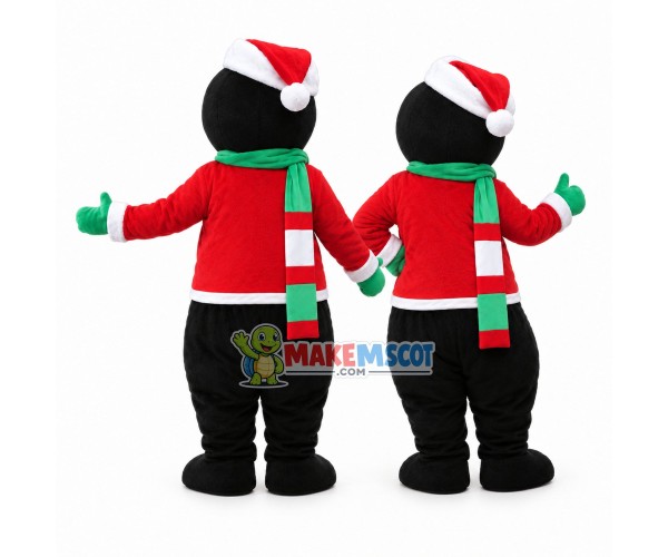 Gentle The Christmas Penguin Mascot Costume Gentle The Christmas Penguin Mascot Costume