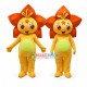 Blooming Brilliant Star Flower Mascot Costume Blooming Brilliant Star Flower Mascot Costume
