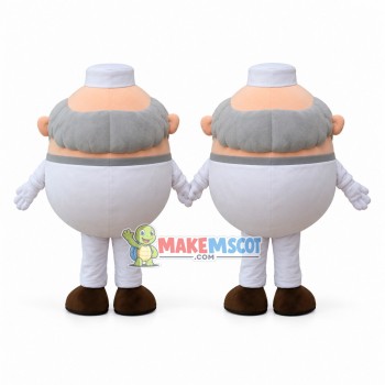 Elder Doctor of Medical Instrument Mascot Costume Elder Doctor of Medical Instrument Mascot Costume