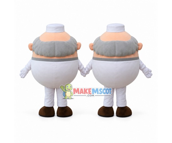 Elder Doctor of Medical Instrument Mascot Costume Elder Doctor of Medical Instrument Mascot Costume