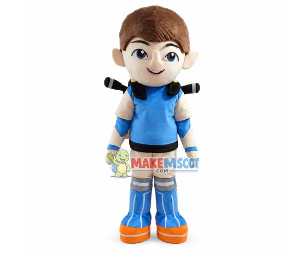 Practicing Sport Boy Mascot Costume