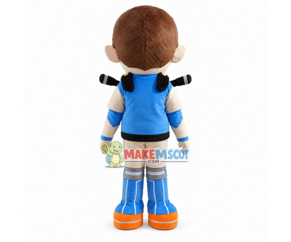 Practicing Sport Boy Mascot Costume