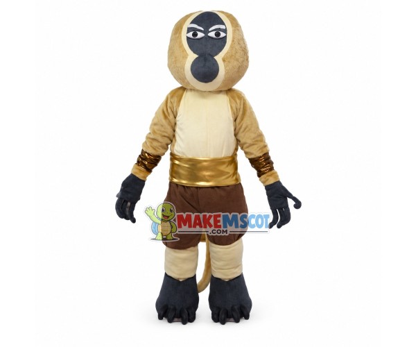 Golden Monkey In The Shorts Mascot Costume