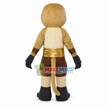 Golden Monkey In The Shorts Mascot Costume