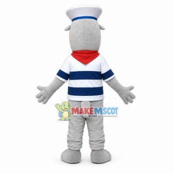 Honest Sailor Seal Mascot Costume Honest Sailor Seal Mascot Costume