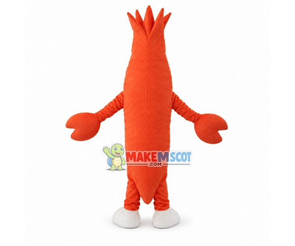 Orange River Prawn Mascot Costume Orange River Prawn Mascot Costume