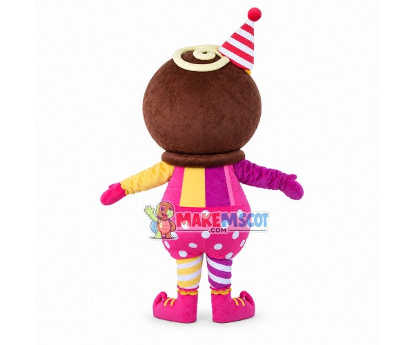 Chocolate Cream Cookie Mascot Costume Chocolate Cream Cookie Mascot Costume