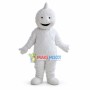 Hairy Monster Covered In Transparent Beads Mascot Costume