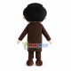 Middle-aged Man In Trench Coat Mascot Costume Middle-aged Man In Trench Coat Mascot Costume