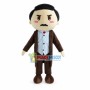 Middle-aged Man In Trench Coat Mascot Costume