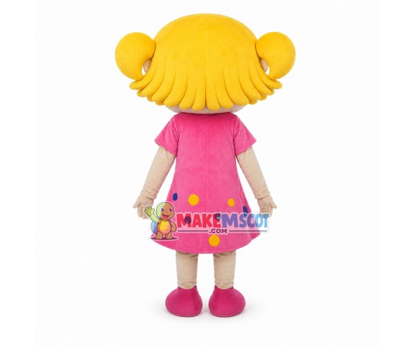 Active Happy Smiling Child Mascot Costume Active Happy Smiling Child Mascot Costume