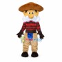 Hard-working White-beard Farmer Mascot Costume