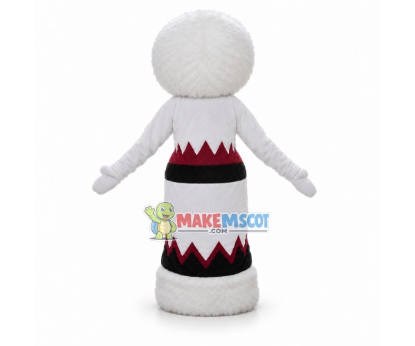 Thick Furry Snow Monster Mascot Costume Thick Furry Snow Monster Mascot Costume