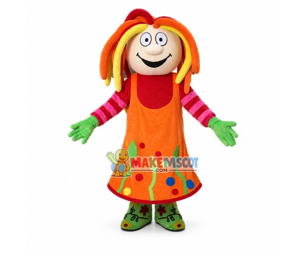 Kindergarten Childlike Doll Mascot Costume