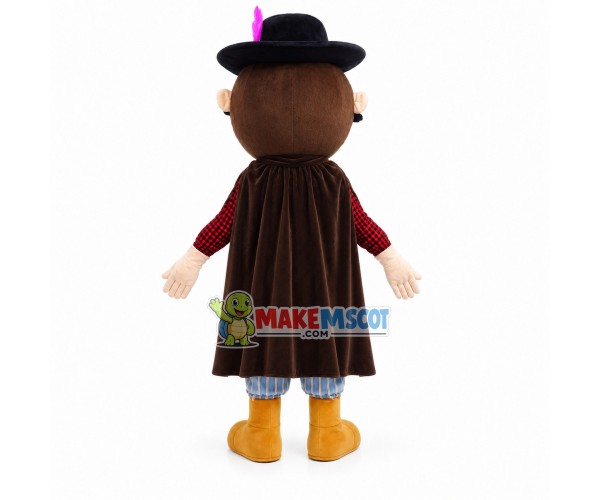 Juggling Bearded Man Mascot Costume Juggling Bearded Man Mascot Costume