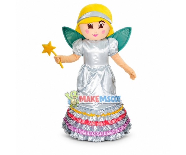 The Pretty Girl In Flower Fairy Suit Mascot Costume