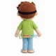 Science Boy Wearing Black Frame Glasses Mascot Costume Science Boy Wearing Black Frame Glasses Mascot Costume