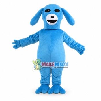 Trained Blue Dog Mascot Costume Trained Blue Dog Mascot Costume