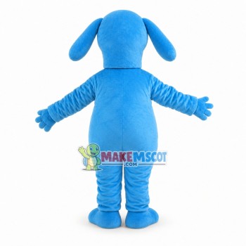 Trained Blue Dog Mascot Costume