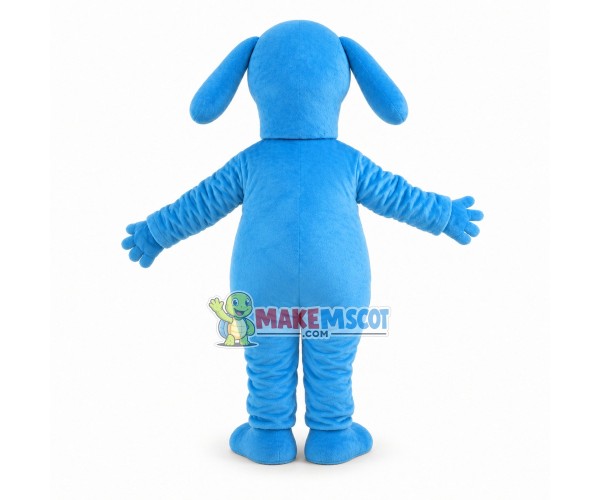 Trained Blue Dog Mascot Costume Trained Blue Dog Mascot Costume