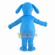 Trained Blue Dog Mascot Costume Trained Blue Dog Mascot Costume