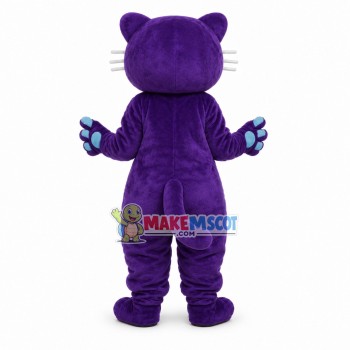 Pure Simple Purple Leopard Mascot Costume Pure Simple Purple Leopard Mascot Costume