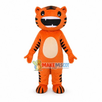 Naughty Cute Baby Tiger Mascot Costume
