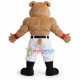 Muscular Bulldog Player Mascot Costume