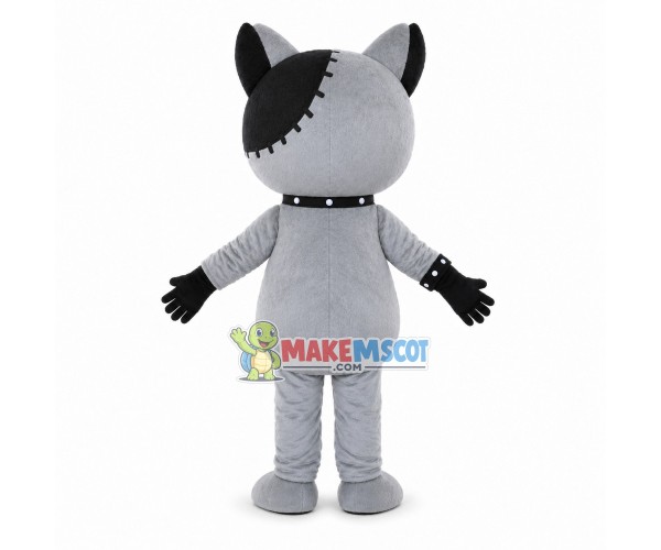 Smiling Cartoon Mechanical Cat Mascot Costume Smiling Cartoon Mechanical Cat Mascot Costume