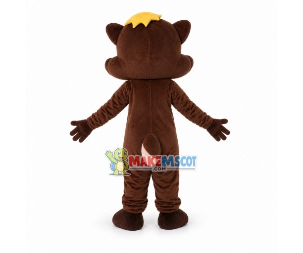 Cute Chipmunk With Blue Pupils Mascot Costume