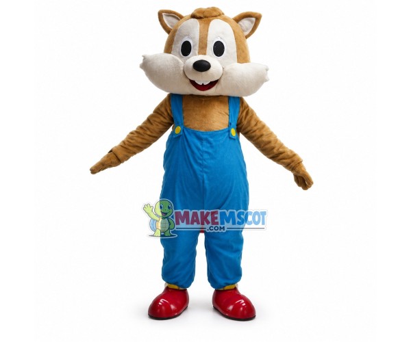 Lively Sport Squirrel Mascot Costume Lively Sport Squirrel Mascot Costume