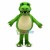 Adult Green Sharp Teeth Dragon Mascot Costume