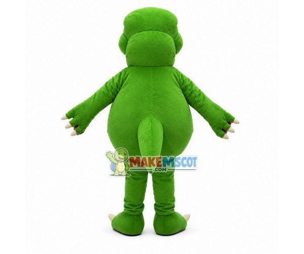Adult Green Sharp Teeth Dragon Mascot Costume Adult Green Sharp Teeth Dragon Mascot Costume