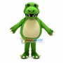 Adult Green Sharp Teeth Dragon Mascot Costume