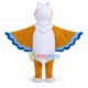 Chirping White-headed Bird Mascot Costume Chirping White-headed Bird Mascot Costume