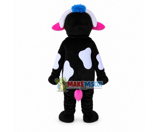 Pink Nosed Milk Cow Mascot Costume Pink Nosed Milk Cow Mascot Costume