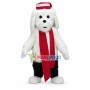 Pure White Dog of Christmas Party Mascot Costume