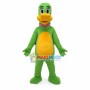 Slim Green Dragon With Choker Mascot Costume