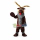 Rare Reindeer With Golden Antlers Mascot Costume Rare Reindeer With Golden Antlers Mascot Costume