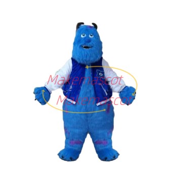 Sullivan the Giant Blue Monster Mascot Costume Sullivan the Giant Blue Monster Mascot Costume