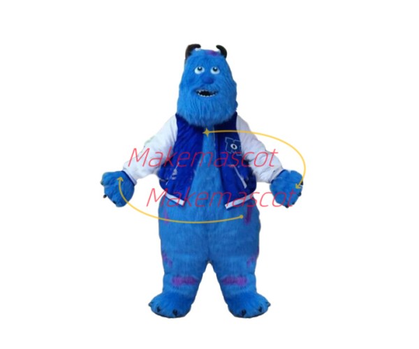 Sullivan the Giant Blue Monster Mascot Costume