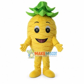 Peeled Juicy Pineapple Mascot Costume Peeled Juicy Pineapple Mascot Costume
