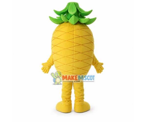 Peeled Juicy Pineapple Mascot Costume Peeled Juicy Pineapple Mascot Costume