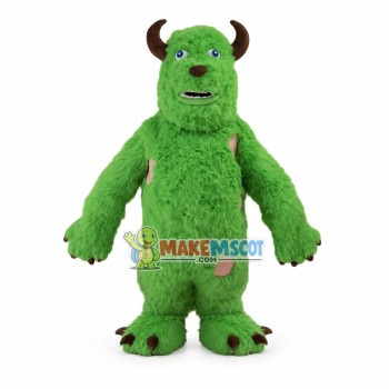 Sullivan the Green Shaggy Monster Mascot Costume Sullivan the Green Shaggy Monster Mascot Costume