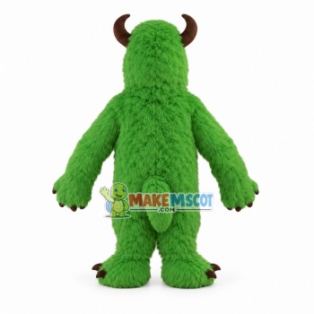 Sullivan the Green Shaggy Monster Mascot Costume Sullivan the Green Shaggy Monster Mascot Costume