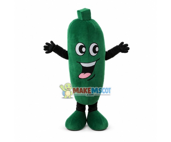 Green Vegetable Okra Mascot Costume