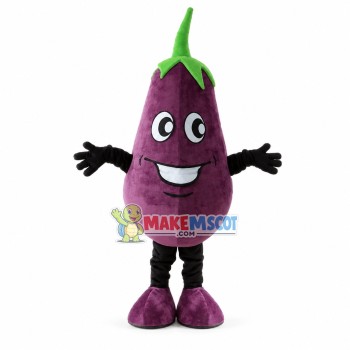Eggplant of Iron Element Mascot Costume Eggplant of Iron Element Mascot Costume