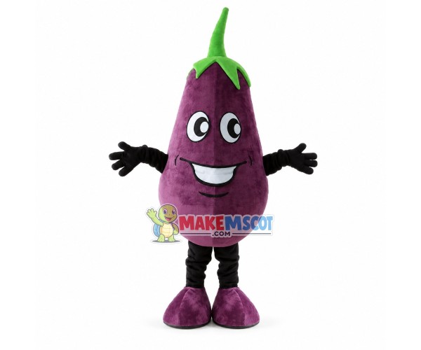 Eggplant of Iron Element Mascot Costume Eggplant of Iron Element Mascot Costume